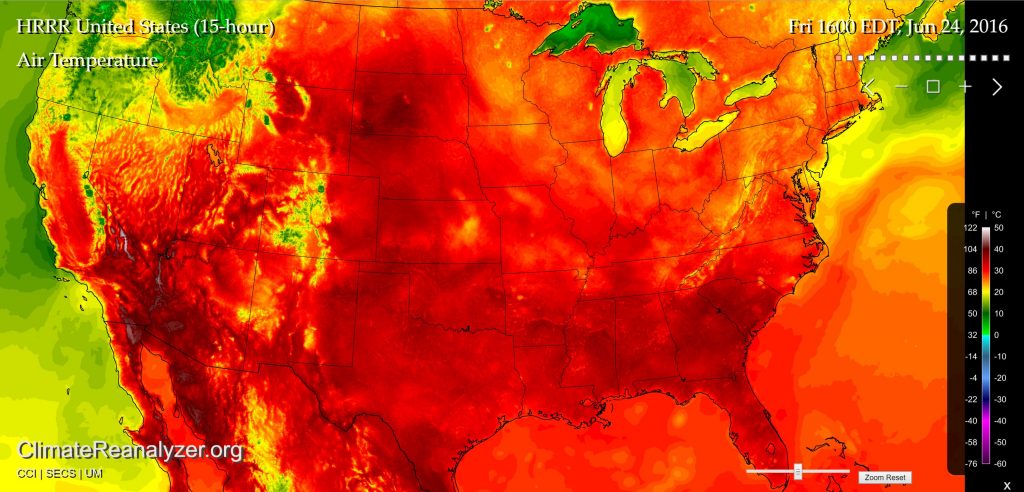 Temperature maps like this are becoming way too common to keep a lid on this mess much longer. And these temps are with reckless solar radiation management spraying. Imagine how hot it would be without the fake clouds?