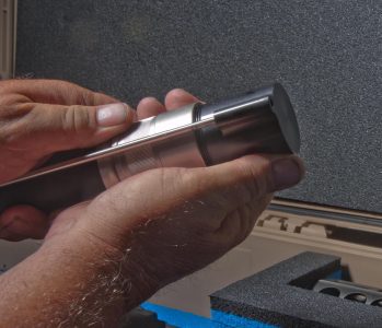 DRD Tactical Takedown Kivaari Semi-Auto .338 Lapua Magnum TAKEDOWN, STEP 1: Loosen the barrel nut and remove the gas tube and chamber protector.