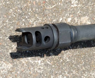 The author found that the muzzle brake on the rifle was very effective at reducing perceived recoil.
