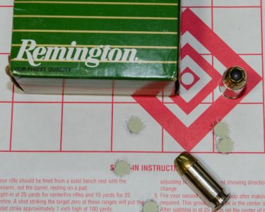 Remington Golden Saber had the best 5-shot group.