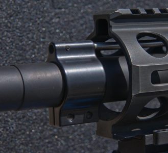 DRD Tactical Takedown Kivaari Semi-Auto .338 Lapua Magnum The Kivaari features a low-profile gas block and employs a traditional direct gas impingement system of operation.