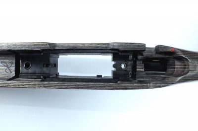 While the MVP uses a pillar bedding system, there’s no glass bedding for the receiver and recoil lug. 