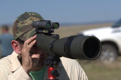 The Radius proved to be versatile and useful when attached to the spotting scope.
