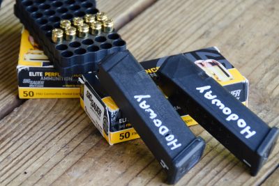 The author tested the carbine with Sig Sauer's 9mm Elite Performance ammunition.