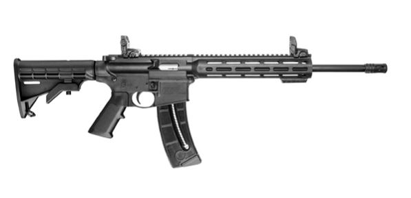 Legal in Massachusetts: An M&P 15-22 .22-caliber firearm—not an “assault rifle.” 