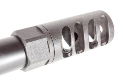 SMG Company Makes a Precision Rifle? MPA BA Lite PCR—Full Review The muzzle brake made me happy. Weighing in at over 1/3 of a pound, it just looks massive - and appropriate.