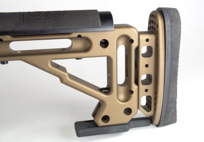 SMG Company Makes a Precision Rifle? MPA BA Lite PCR—Full Review Length of pull is adjustable with allen screws.