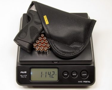 Weighing in at 30 ounces fully loaded in a light-weight Remora holster, the author finds the PT 111 best suited for waistband, or belt carry.