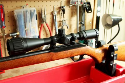 Scope Mounting Made Easy With Wheeler Engineering Kit A job well done. With the right tools and know-how, this old .22 has a fresh set of eyes! Happy shooting.