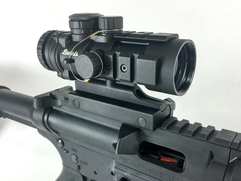 A low-power optic also makes a great fit for rimfire-caliber AR rifles.