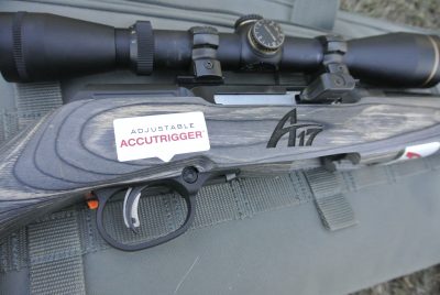 SAVAGE A17 Synthetic.17 HMR! - Review - (&Heads Up Current Rebates) If you have not shot a Savage with the Accutrigger do so. They are very nice right out of the box and this one broke cleanly at 3 pounds.