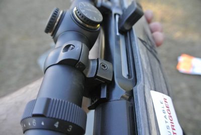 SAVAGE A17 Synthetic.17 HMR! - Review - (&Heads Up Current Rebates) The scope bases come installed. But the scope didn't on this model. Savage does offer one with a scope.