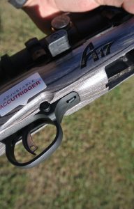 SAVAGE A17 Synthetic.17 HMR! - Review - (&Heads Up Current Rebates) There is very nice metal to stock fit on the Savage A17.