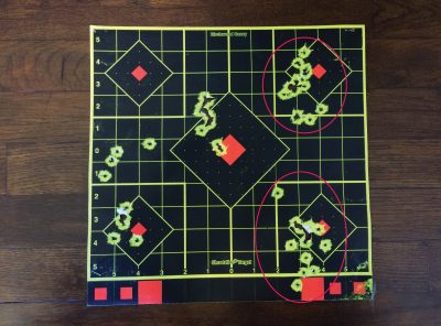 Dead Ringer’s Snake Eyes Pistol Sights -- Installation and Review When I tried to correct the problem, my shots tended to hit low. (Distance: Seven yards).
