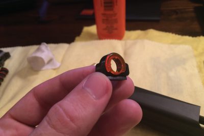 Dead Ringer’s Snake Eyes Pistol Sights -- Installation and Review The rear sight was quite a bit smaller than I had imagined.