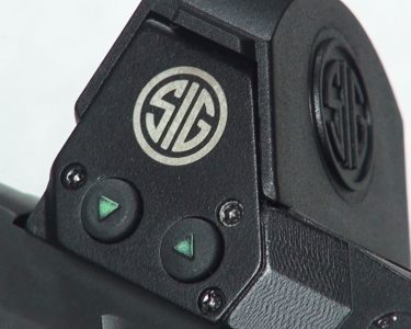 Sig's New P320RX Competition & Defense Pistol—Full Review The ROMEO1 is easily adjusted between 5 brightness settings using the "up" and "down" buttons.