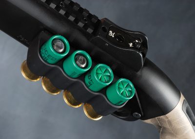 To NFA or not NFA? Nighthawk Custom 870 SBS 12 Ga.—Full Review The shotgun is equipped with a four-round "sidesaddle" for carrying spare ammo within quick reach.