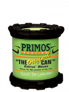 Primos—with its Original Can—was one of the first companies to roll out an estrus bleat call for hunting that is easy to use and has excellent volume.
