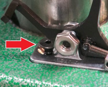 RCBS Pro-Chucker 7: Part 1 – Setup and First Operation The replacement assembly was a challenge to install, due to the location of the screw (arrow).