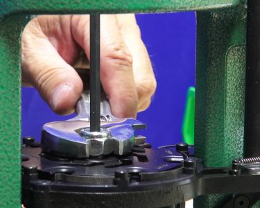 RCBS Pro-Chucker 7: Part 1 – Setup and First Operation Setting the tension of the revolving shell plate is an important step for smooth function.