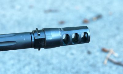 The SilencerCo muzzle brake is standard equipment on the MVP LC. If you do not wish to have a muzzle brake though it is easily removable and replaced with a thread protector.