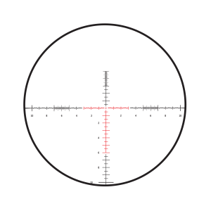The Burris SCR Mil reticle is a good example of an enhanced mil-dot reticle.