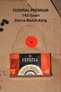 This Federal 142-grain SMK was very accurate in the Proof Research barrel and consistent a distance.