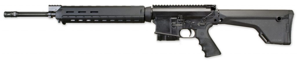 This rifle is an optics ready flat top configuration. 