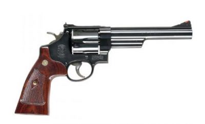 The Model 29 in .44 Magnum was made famous in the "Dirty Harry" movie series.