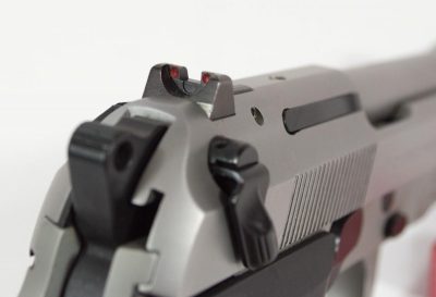 The rear sight does use a dovetail mount unlike the front.