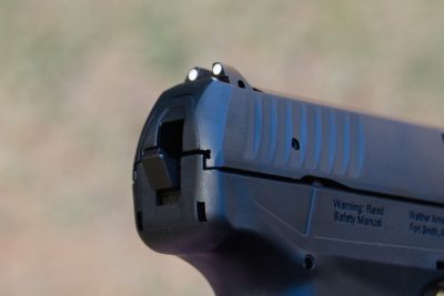 The hammer of the Creed is a compact bobbed unit