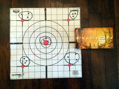 The Federal Fusion ammo performed the best in the rifle.
