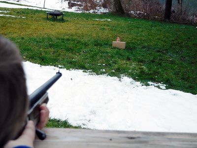 Savage Rascal Rebate: Save Some Cash on Ultimate Youth Starter Rifle! At 15 yards the target is far enough away to be challenging but close enough for a good probability of hits.