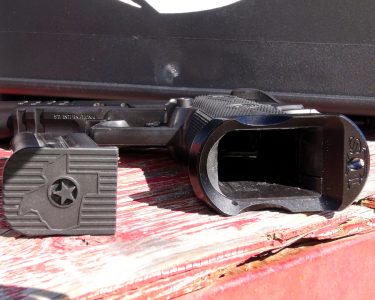 The magwell is almost big enough to accept the state of Texas... oh wait...