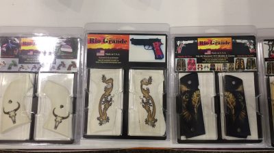 Classy, Artistic & Fun Custom Pistol Grips from Rio Grande -- SHOT Show 2017