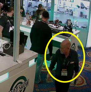 SHOT Show Thief Caught on Camera, Arrested by Police