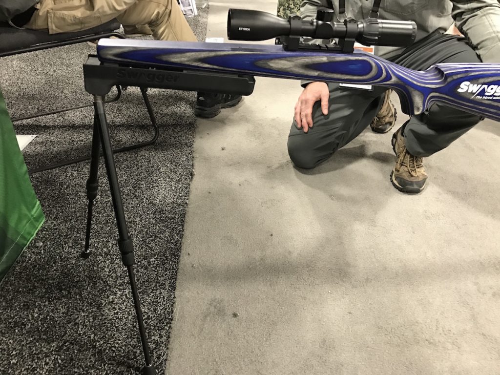Swagger Bipod with Crazy Leg Technology - SHOT Show 2017 Swagger Bipod with Crazy Leg Technology - SHOT Show 2017