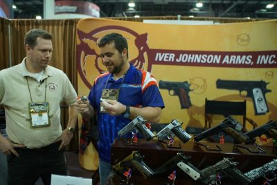 Iver Johnson Arms: 4-Barrel .22 LR Derringer, Semi-Auto Pistol-Grip Shotgun - SHOT Show 2017 Iver Johnson Arms: 4-Barrel .22 LR Derringer, Semi-Auto Pistol-Grip Shotgun - SHOT Show 2017