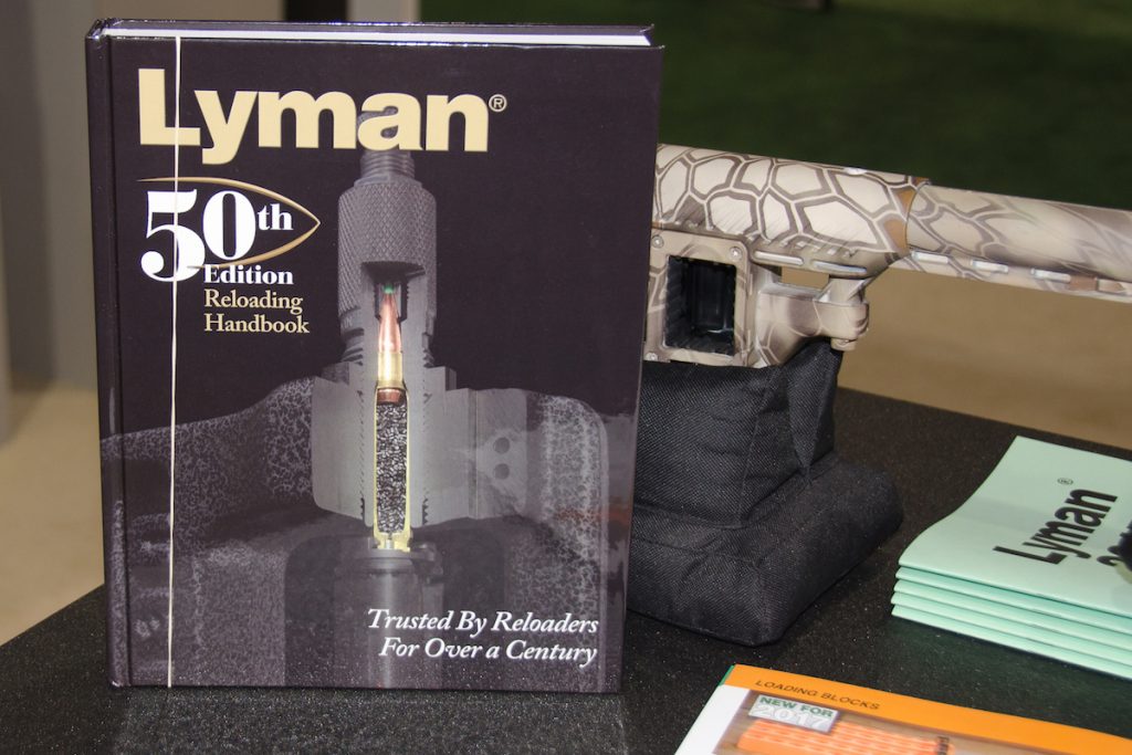 Lyman: 50th Edition Reloading Handbook, Remote-Controlled Target Stand - SHOT Show 2017