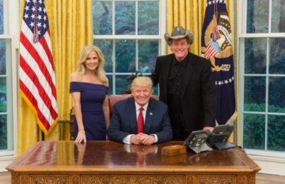Ted Nugent, Kid Rock, Sarah Palin & Trump Have Dinner at White House