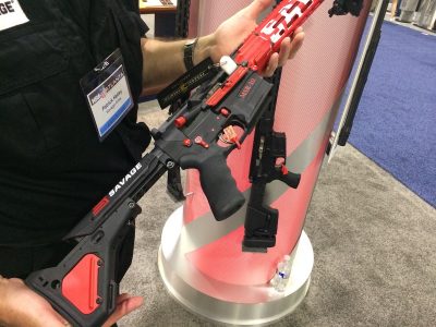 An AR-Based Grease Gun? CMMG’s New MkG45 Guard Carbine – NRA 2017 An AR-Based Grease Gun? CMMG’s New MkG45 Guard Carbine – NRA 2017