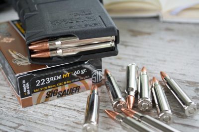 The newest member of the Sig Sauer Ammunition HT family is the 60-grain .223 load. 