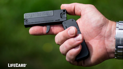 A Folding .22 LR Pistol No Bigger Than A Credit Card? The LifeCard from Trailblazer Firearms