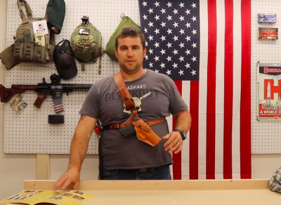 Get a Diamond D Leather Chest Holster for Your Man-Sized Gun!