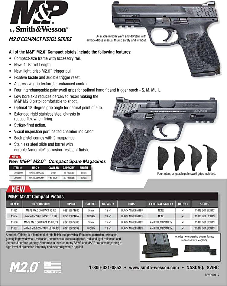 Leaked: Next Smith & Wesson M&P 2.0, More Like Glock 19 2.0