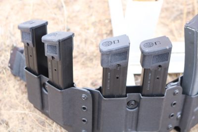 High Threat Concealment Quick Response System: P320 X-Five with 84 Rounds On Tap