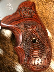 Beautiful! Custom Engraved NRA Grips on New Limited Edition Colt Cobra