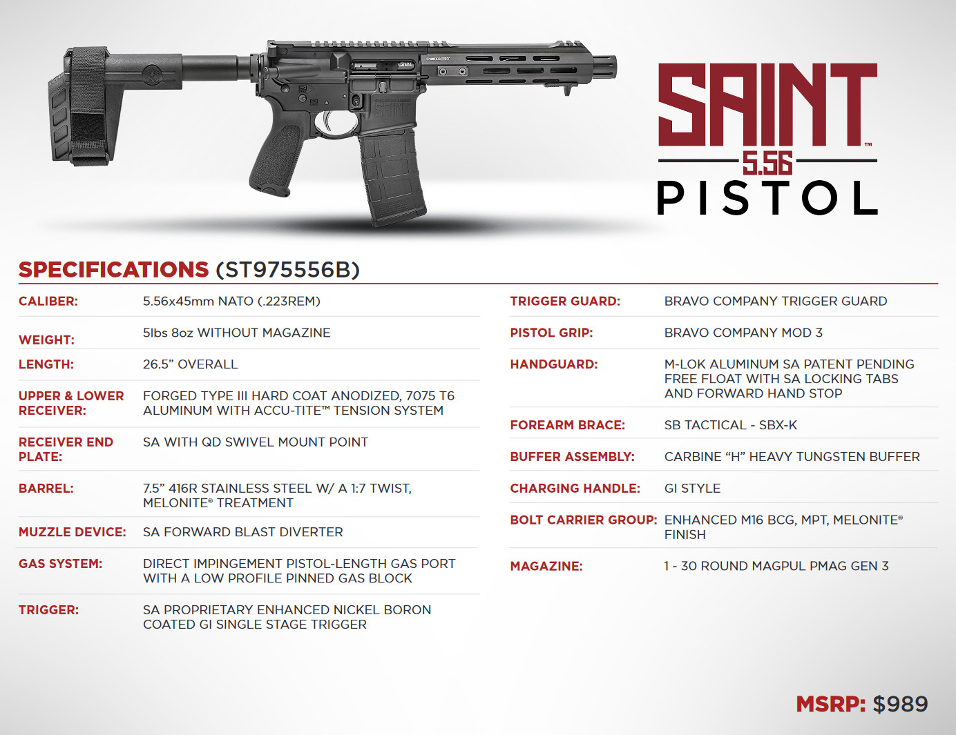 Springfield's Newest Saint is a Compact and Light Pistol