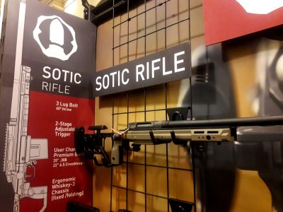 Kinetic Research Group SOTIC RIFLE and Bravo Chassis — SHOT Show 2018
