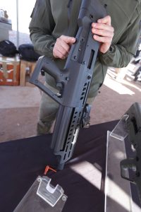 Clay Shoots IWI Shotgun TS-12 16-Round Bullpup 12 Gauge – SHOT Show 2018